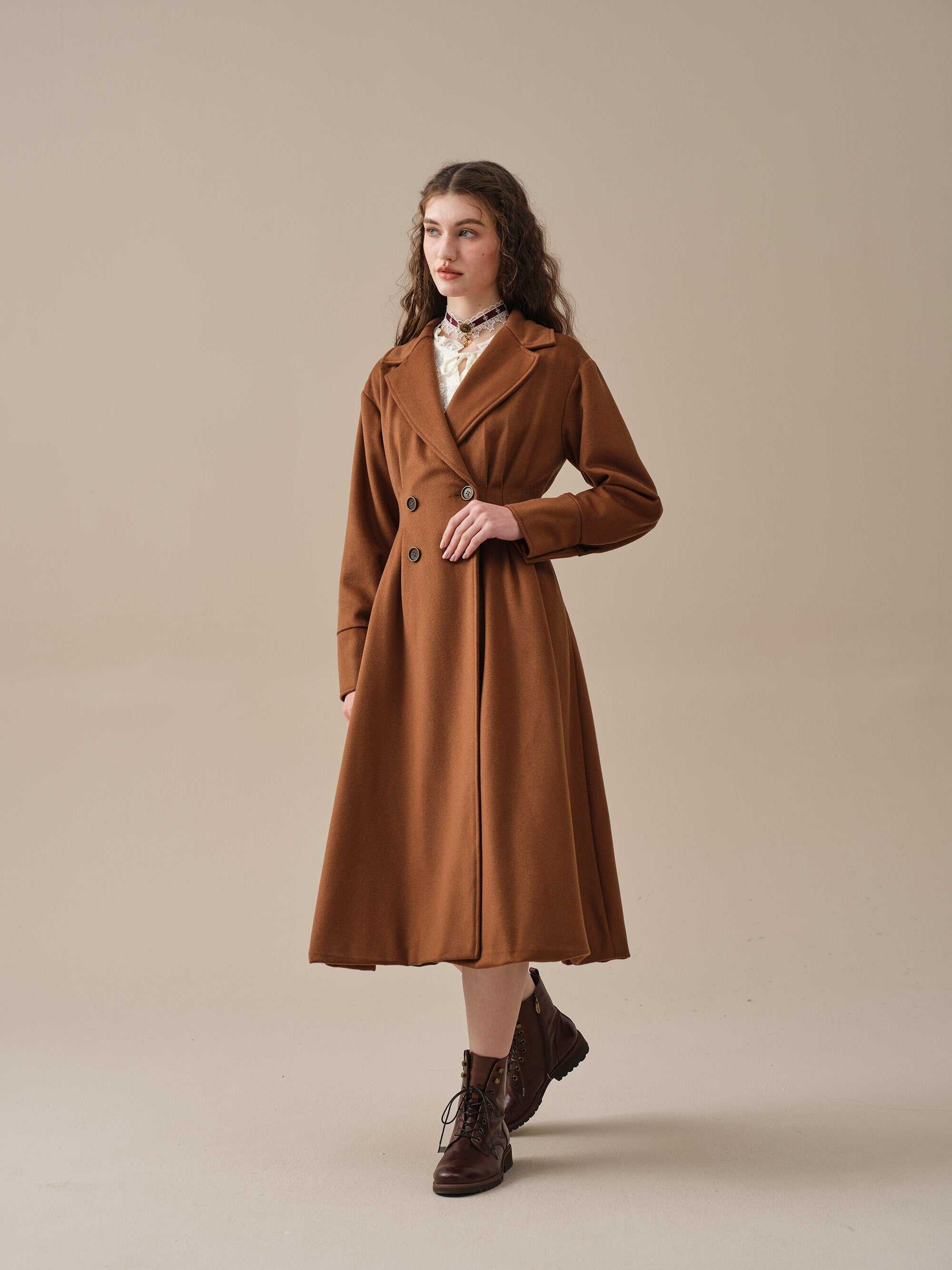 Linennaive, A ROMANCE 31 | DOUBLE BREASTED WOOL COAT