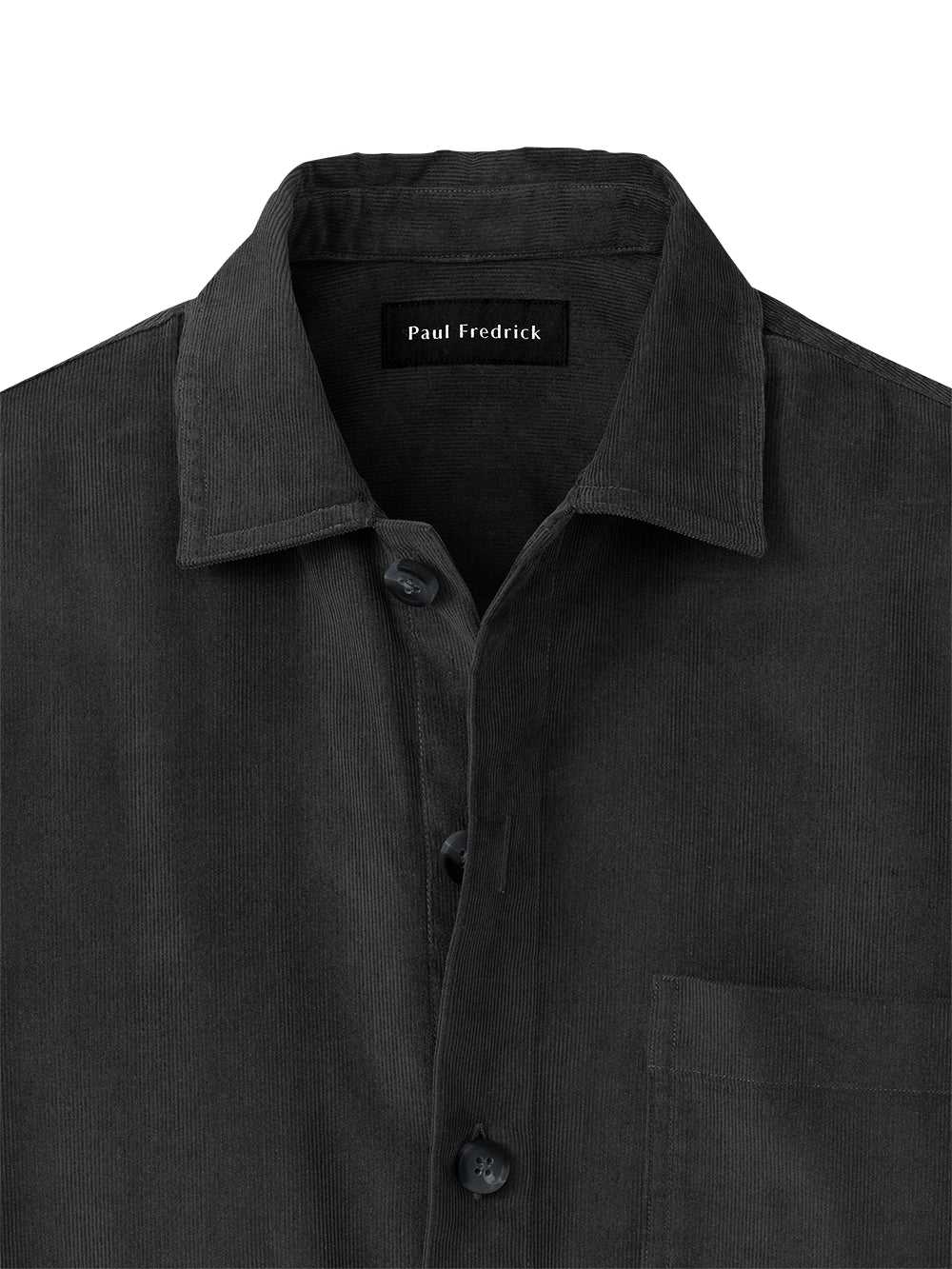 Paul Fredrick, Cotton Corduroy Overshirt