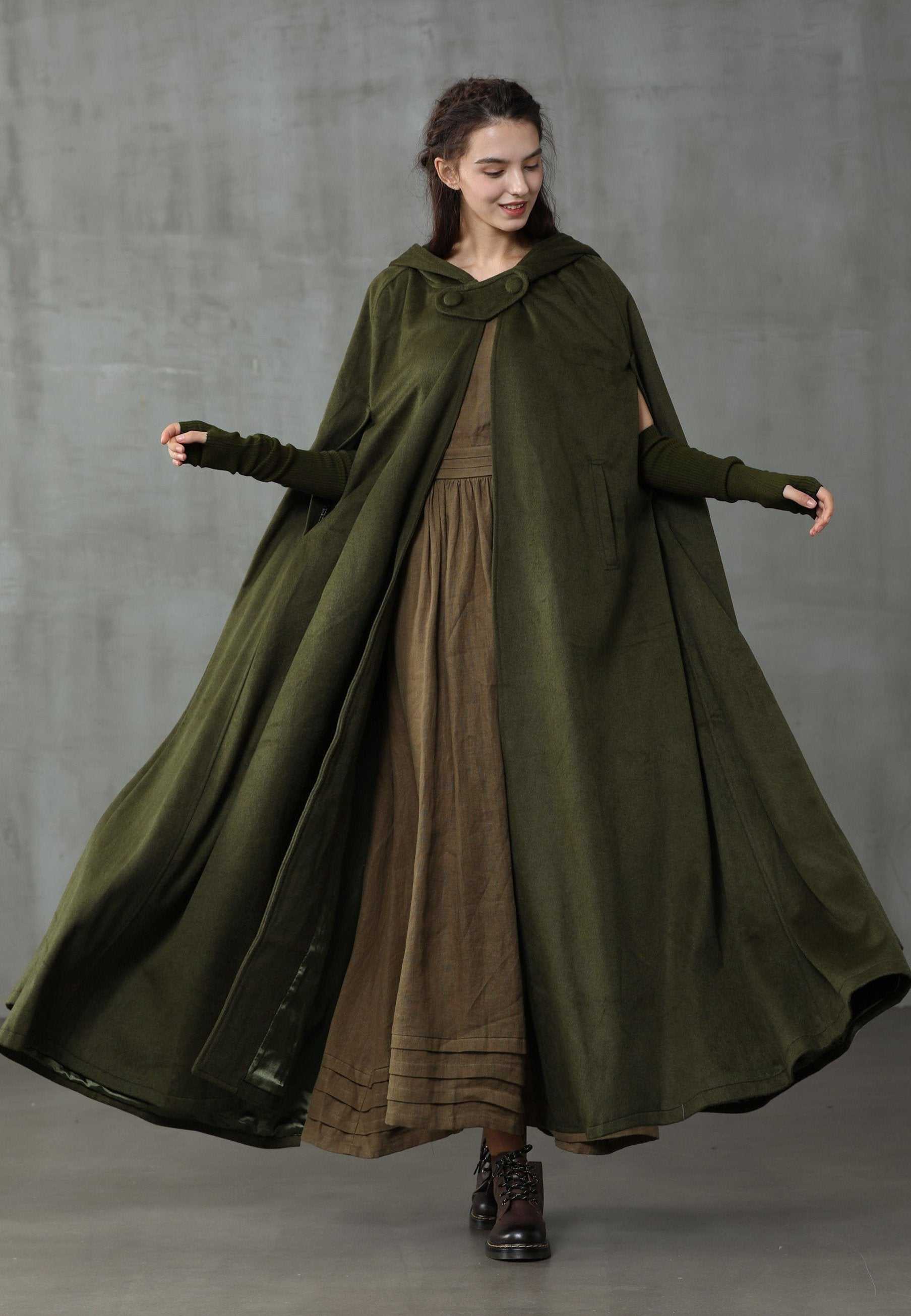 Linennaive, Outlander 2020 | 100% Wool Cloak Coat