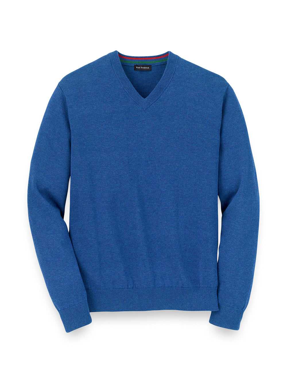 Paul Fredrick, Supima Cotton V-neck Sweater