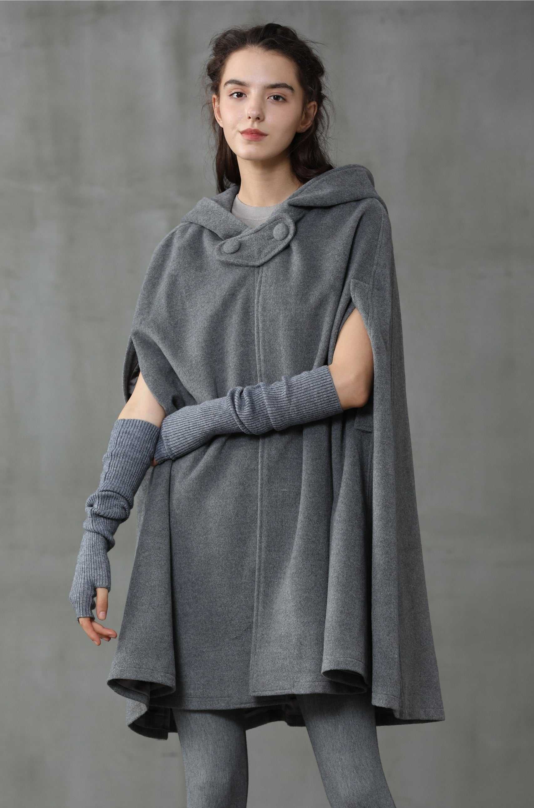 Linennaive, The New Yorker | Hooded Cashmere Cape